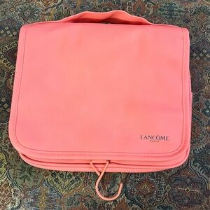 Coral Lancôme Paris Hanging Travel Bag